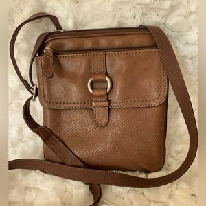 Fossil Brown Crossbody Bag